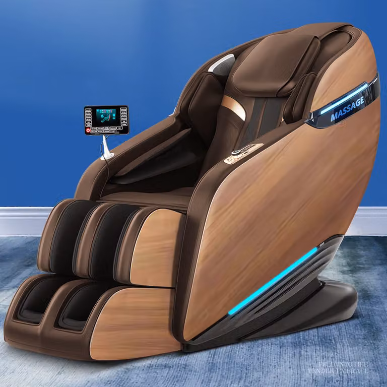 poltrona massaggiante 3D, funzione calore MANI MECCANICHE, Shiatsu, Zero Gravity, binari Bluetooth SL A32