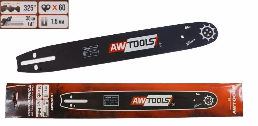 Awtools guida 35cm/60/325"/1.5 / schwarze Linie
