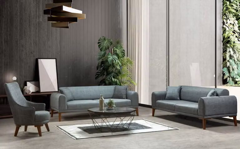 Moderne Sofagarnitur 331 Sitz Sofa Sitz Couch Polster Garnitur Couchen Möbel