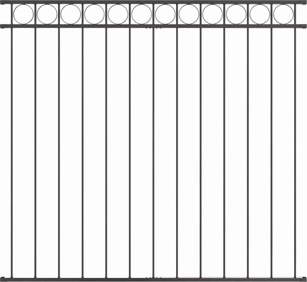Elemento Recinzione ASSEN Grigio 170 x 120 cm Acciaio