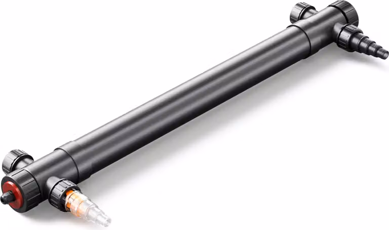 SunSun CUV-172 chiarificatore per laghetti 6000 l/h / 72 W UVC, prechiarificatore per filtro e pompa per laghetti, chiarificatore d'acqua con lampada UV, filtro luminoso per il controllo delle alghe