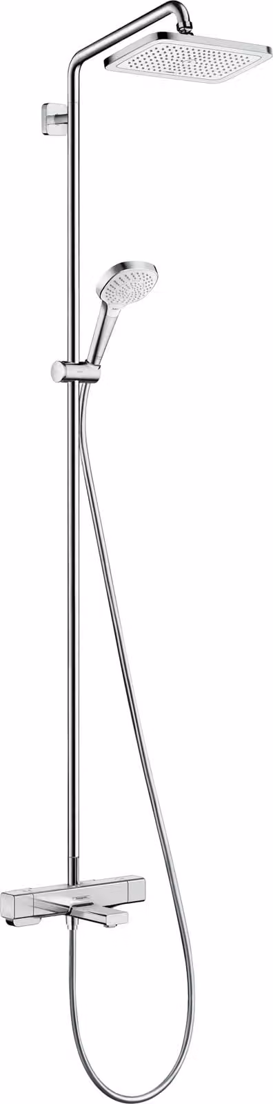 hansgrohe Croma E Showerpipe 280 1jet avec thermostat de bain, 27687000, 27687000