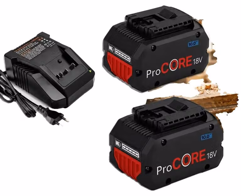 Batteria per utensili elettrici, 10,0 Ah, compatibile con batterie al litio, caricabatterie per 2 batterie, 18V