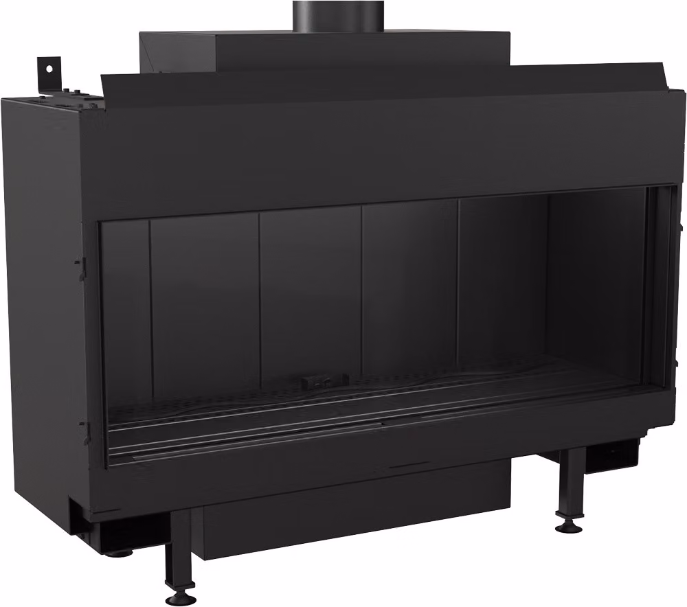 Caminetto a gas KRATKI LEO 100 frontale propano butano ∅ 100/150 9,5 kW