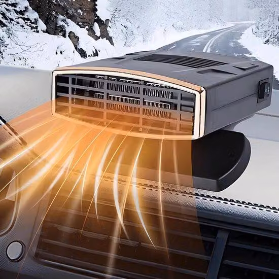 Riscaldatore per auto a 12 V – Sbrinamento rapido, orientabile a 360°