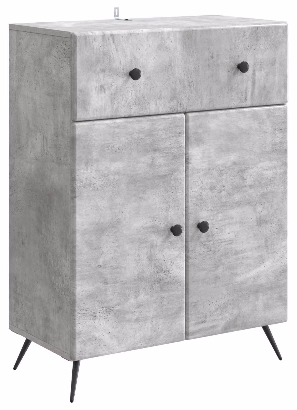 Credenza Grigio Cemento 66 x 34,5 x 90 cm Legno ingegnerizzato