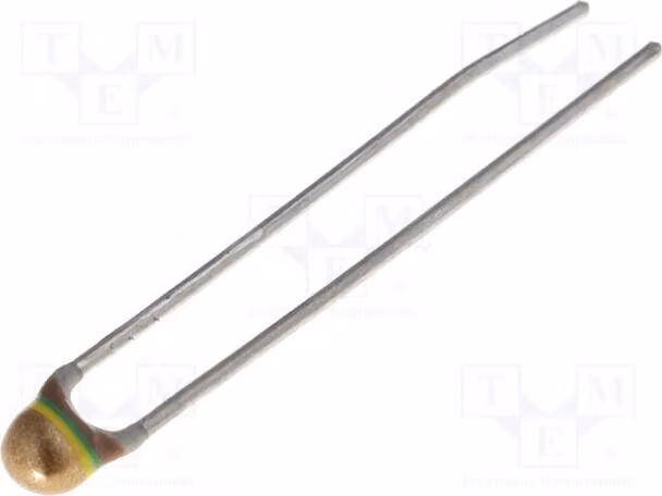 2 x Termistore NTC 4370K, montaggio a traversa, -40 ÷ 125°C, 150kΩ, 500mW, codice prodotto: 232264063154, marca: NTC Mess - Thermis