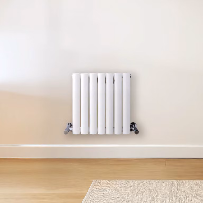 Radiatore Orizzontale di Design Bianco - 400 x 413mm - 230W - Revive