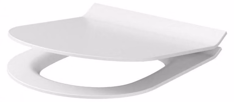Sedile WC City con meccanismo soft-close, antibatterico e a sgancio rapido bianco