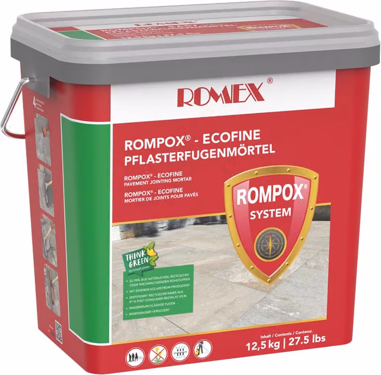 ROMEX ROMPOX-ECOFINE Pflasterfugenmörtel 1K anthrazit 12,5kg