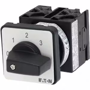 Interruttore a gradini Eaton, T0, 20 A, da incasso, 3 moduli, contatti: 6, 45°, con scatto, con posizione 0, 0-3, codice articolo 15030 012664
