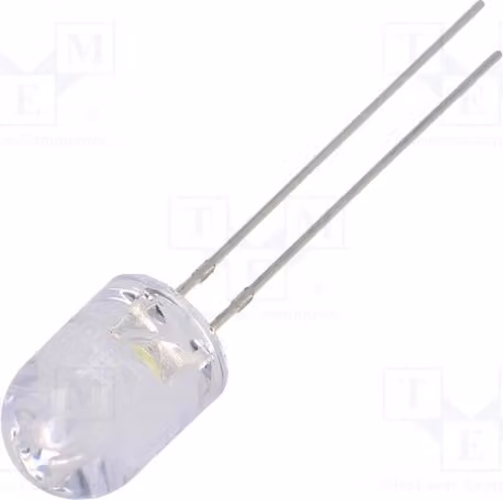 5 LED, 8 mm, 30°, 5500-8500K, OSW4DK8B31B, diodi LED a montaggio traversa (THT), 8 mm, bianco freddo, 18000÷25000 mcd