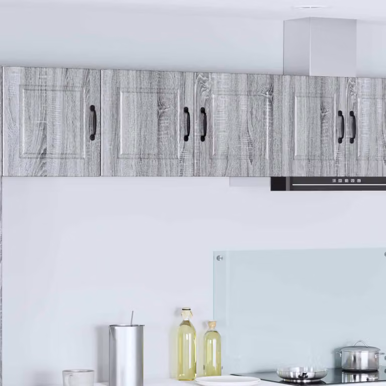 Armadietto a muro moderno vidaXL PORTO Grigio Sonoma L: 80 cm, P: 31 cm, H: 40 cm