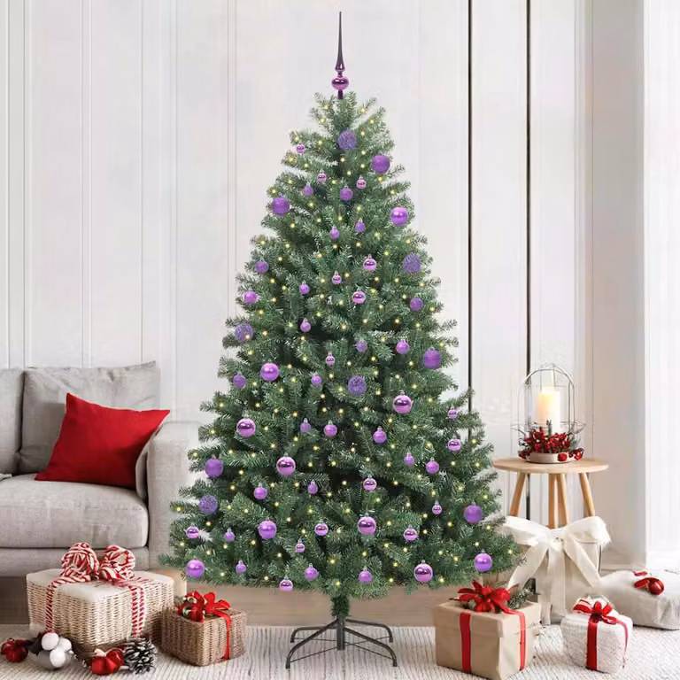 Maison Exclusive - Albero di Natale artificiale pieghevole, verde, 210 cm