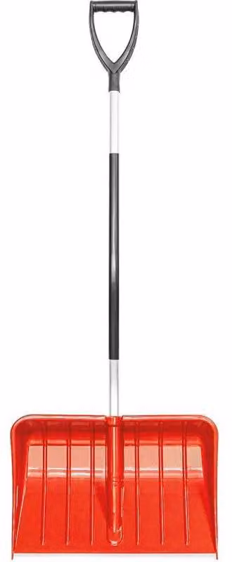 Pala da neve Ideal 380 x 550 mm in plastica ergo con manico in alluminio