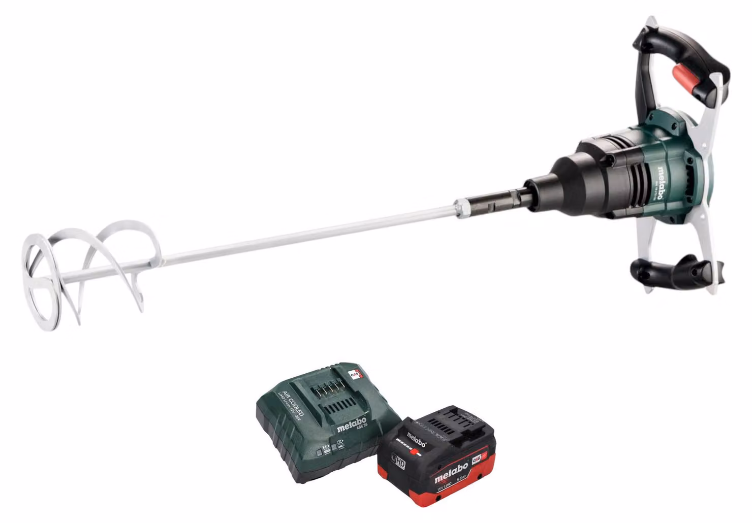 Metabo RW 18 LTX 120 Agitatore a batteria 18 V 40 l capacità di miscelazione 1x batteria LiHD 5,5 Ah + caricatore