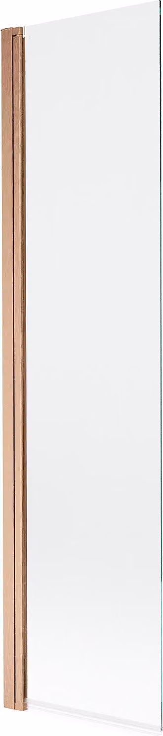 Mexen Mist paravento doccia a 1 anta 50 x 150 cm, trasparente, rame spazzolato - 8A9-050-001-65-00