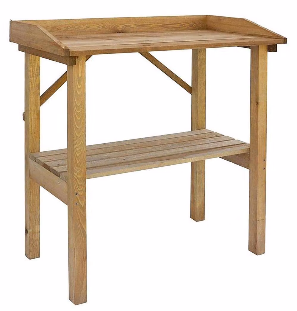 Tavolino da giardino in legno resistente alle intemperie