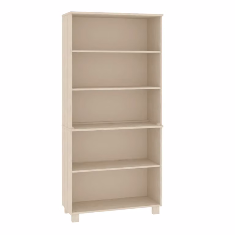 Credenza HAMAR in Legno Massello di Pino Marrone