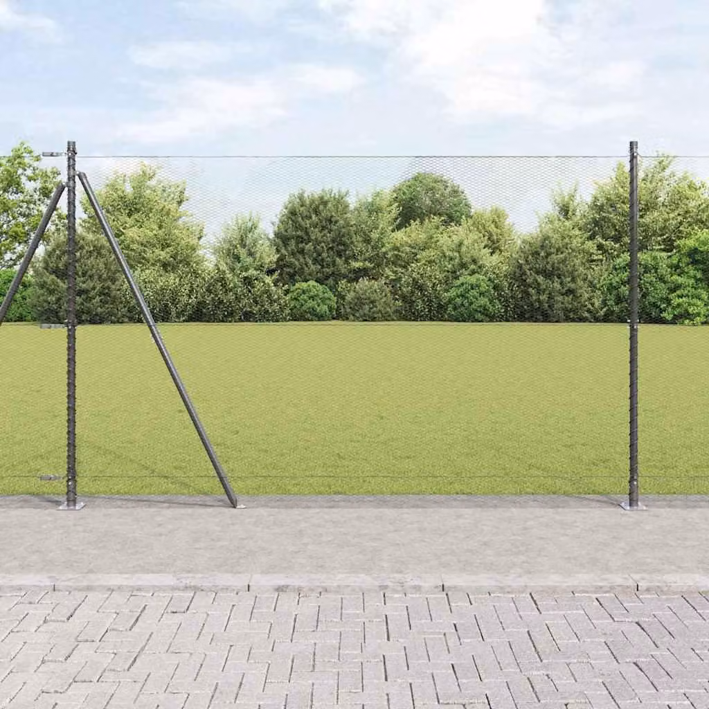 Maison Exclusive - Palo della recinzione Grigio 10 x 1,4 m (rete 13 mm)