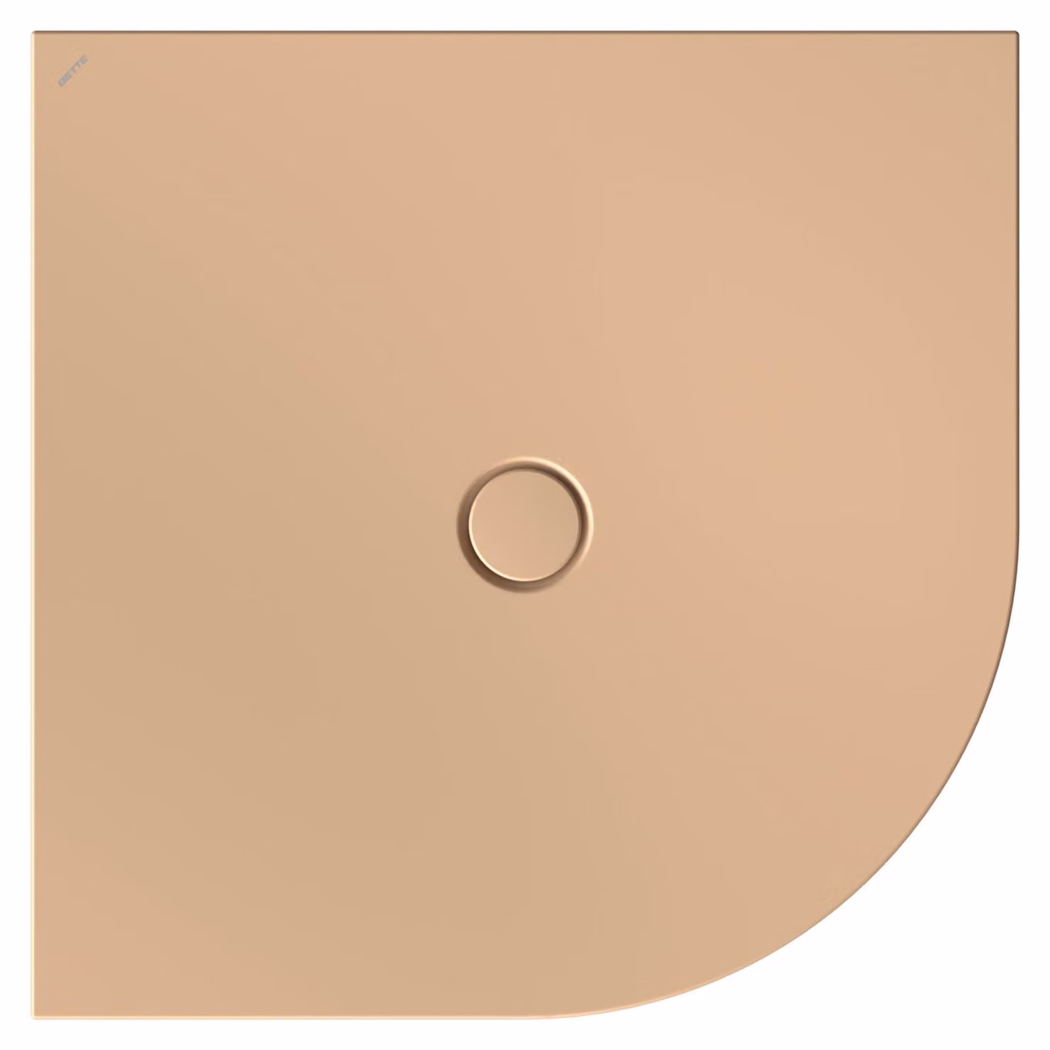 BetteFloor Corner receveurs de douche quart de cercle avec BetteGlasur Plus, 1000x1000mm, 5451-003PLUS, 5451-003PLUS