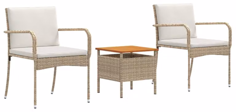 Set da giardino con cuscino acciaio