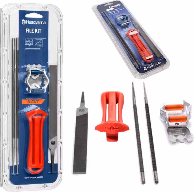 Husqvarna H30 .325" 4.8mm set di lime per motoseghe, affila catena