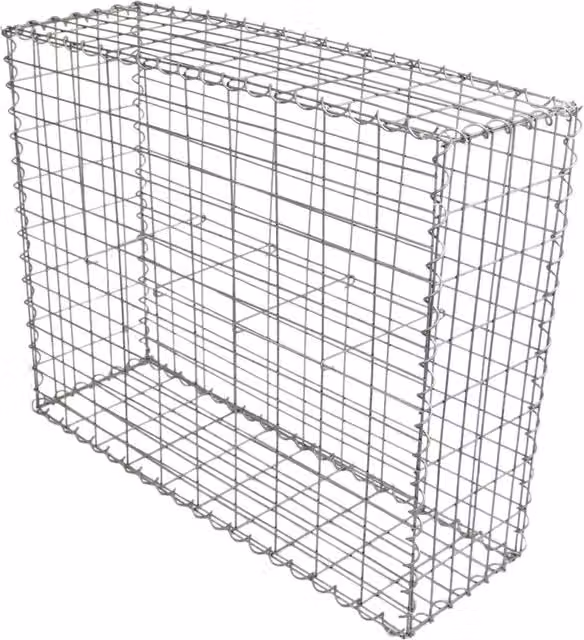 4 Gabbioni per Sassi da Giardino e da Esterno 100cm x 80cm x 30cm in Acciaio