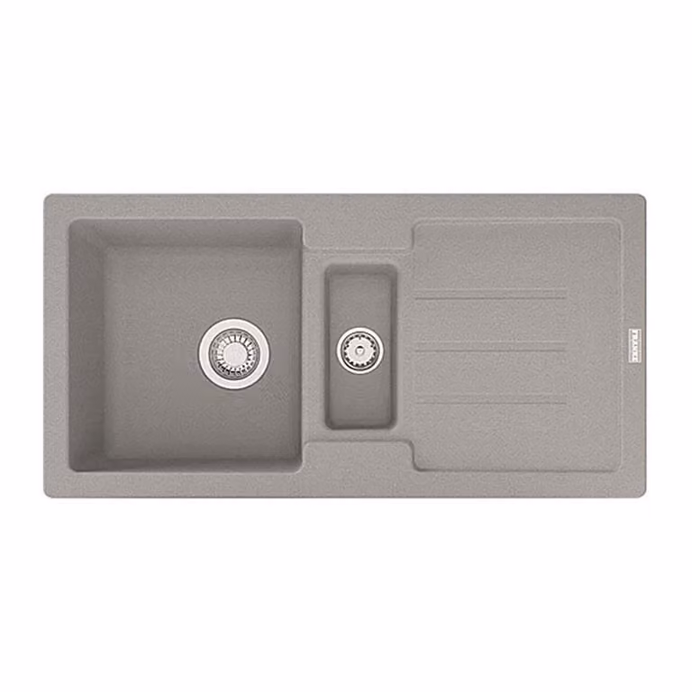 Franke Strata STG 651-86 Lavello da incasso Fragranit stone grey Cestello di scarico Valvola a spina
