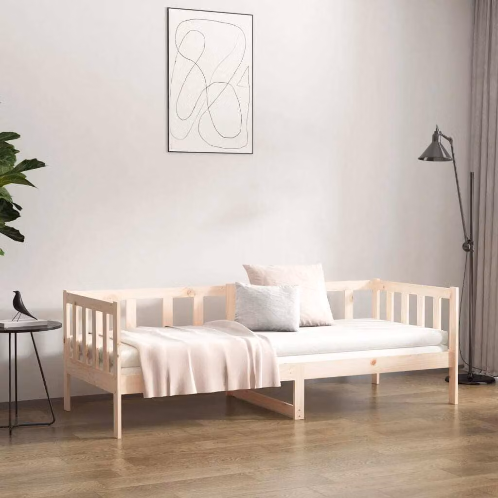 The Living Store letto da giorno 80x200 cm in legno di pino massiccio