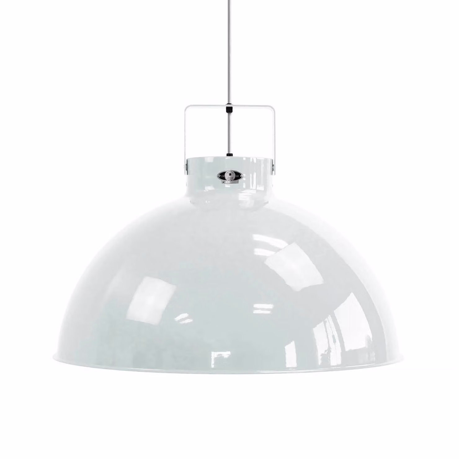 Jieldé Lampada a sospensione Dante D675, dimmerabile, Bianco / Opale, Soggiorno / Sala da pranzo, Alluminio, Industriale, Lampada a sospensione