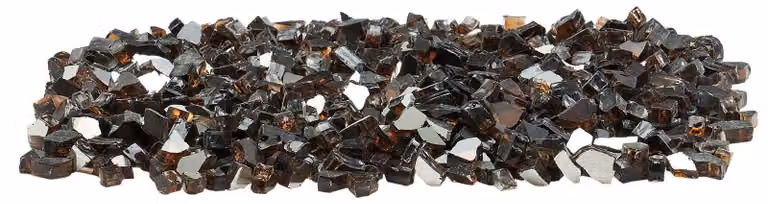SucceBuy Vetro per caminetti, 9 kg di pietre di vetro resistenti al calore, perle di vetro riflettenti da 12,7 mm per caminetti, rocce di vetro per caminetti, cristalli per caminetti, perle per caminetti, adatte per caminetti, colore rame