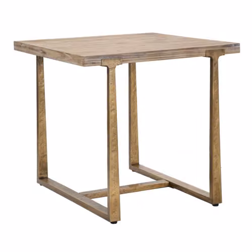 Tavolo quadrato ANKARA in legno fisso 80x80