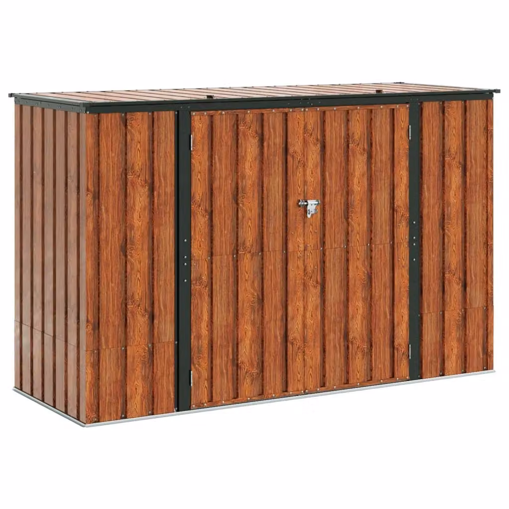Scatola di stoccaggio per giardino vidaXL marrone L: 214 cm, P: 82 cm, H: 132 cm – 2