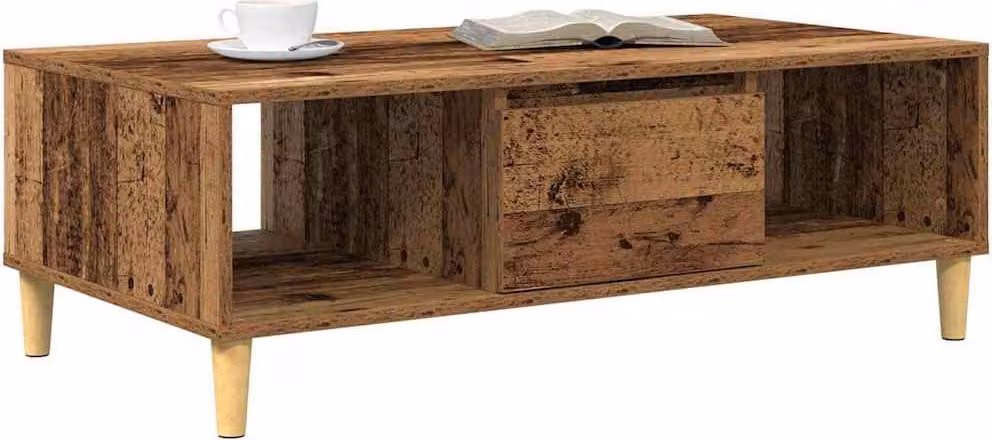 Tavolino da salotto Legno vecchio 102 x 55 x 35 cm
