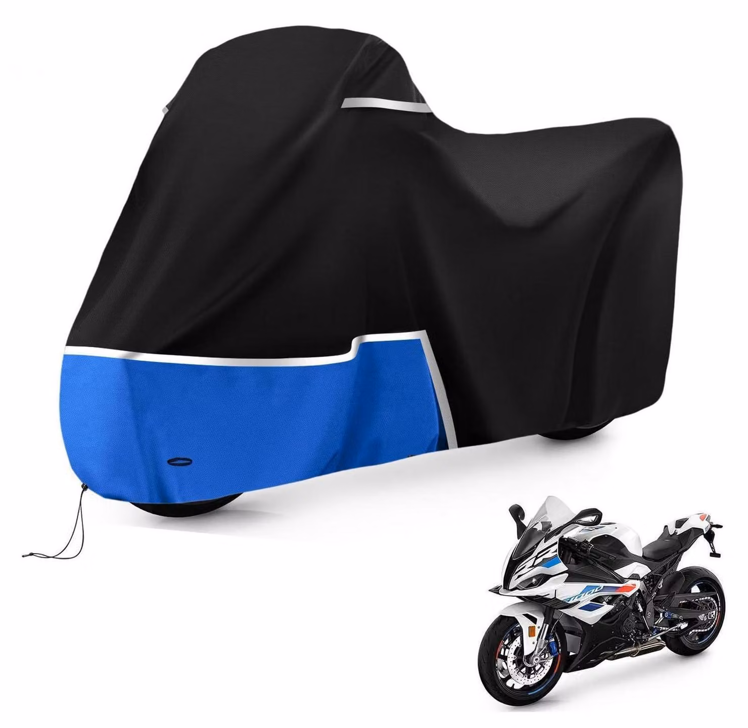 Copertura impermeabile Oxford 420D per moto, adatta a BMW S1000R, S1000RR e F900R (senza bauletto)