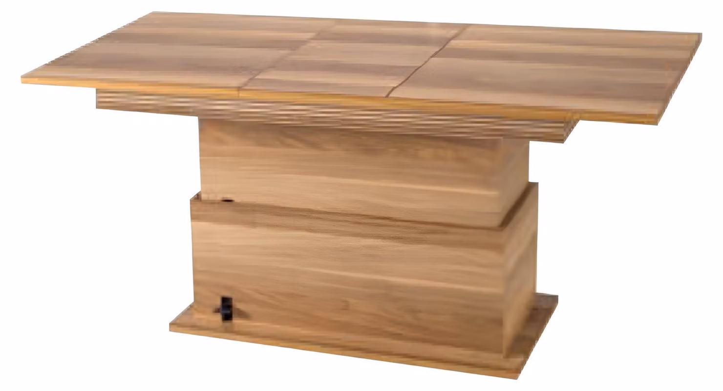 Couchtisch Ausziehbarer Esstisch Tisch Holz Braun Kaffeetisch Möbel