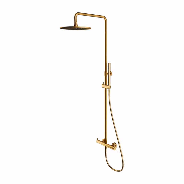 Set doccia Omnires Y Y1244MGLB, oro spazzolato