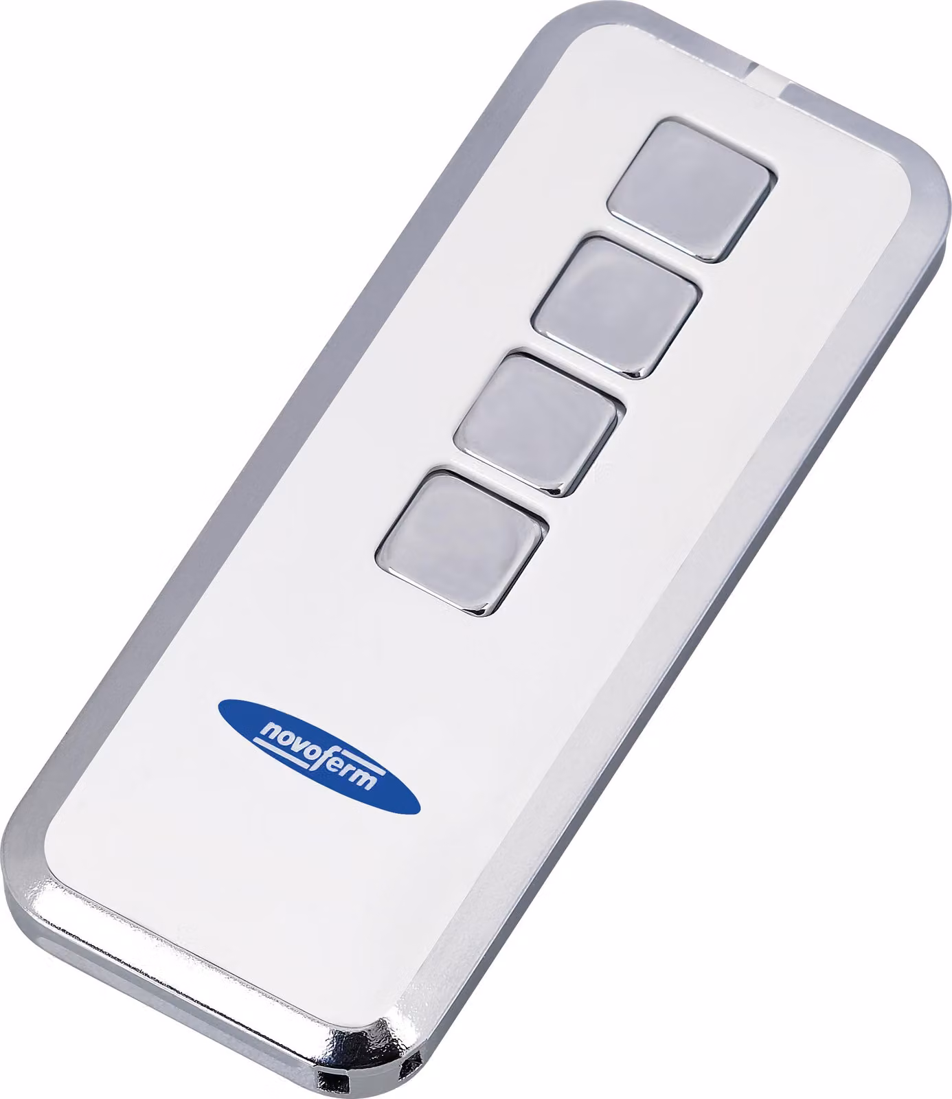 Novoferm Garagentor Handsender Mini-Novotron 524 Design, 4 Kanal, Silber / Weiß