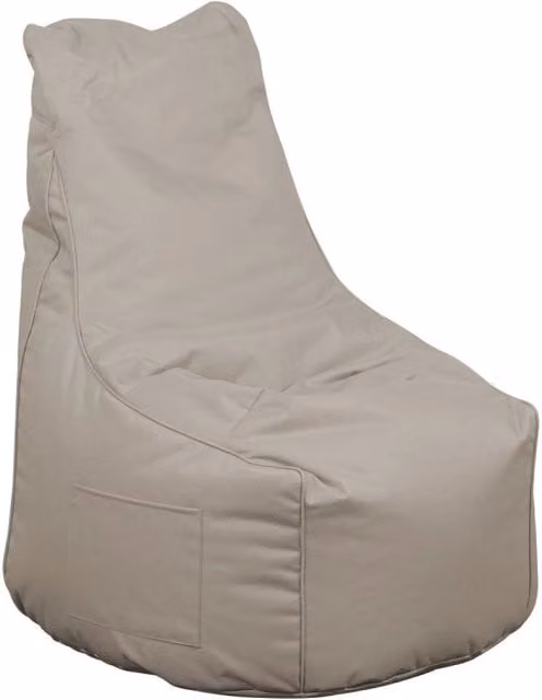 Poltrona Sacco Layla Casa Collection in Nylon e PVC Beige L/P/H: 65 x 65 x 95 cm