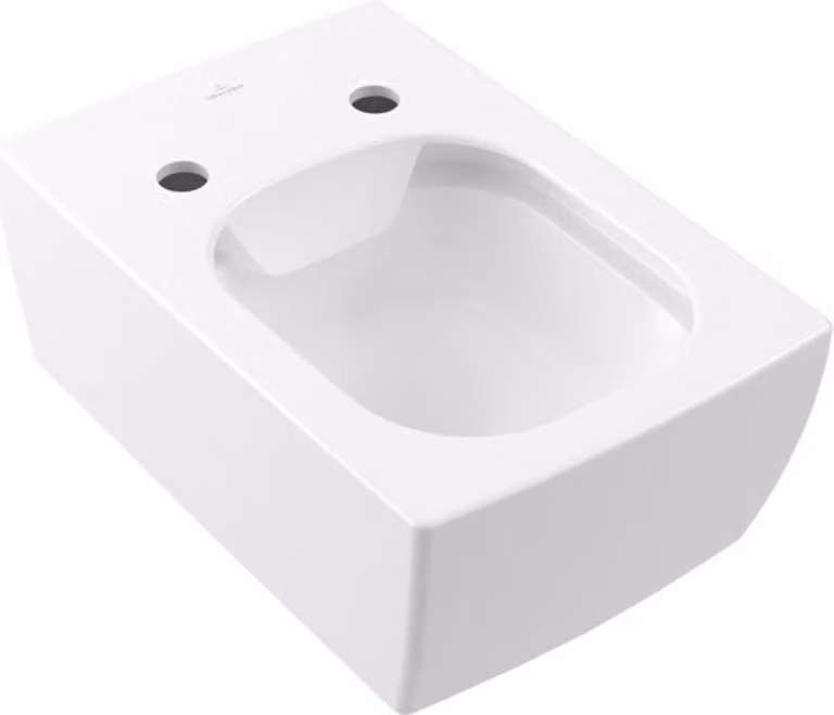 Villeroy & Boch Memento 2.0 WC suspendu à à fond creux, rectangulaire, suspendu, DirectFlush, sortie horizontale, 375x560x345mm, 4633R0RW, 4633R0RW
