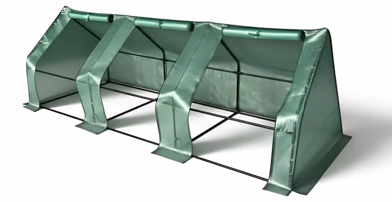 AWTOOLS: Mini serra a tunnel, ideale per coltivazioni in foglia, dimensioni 295x95x95 cm