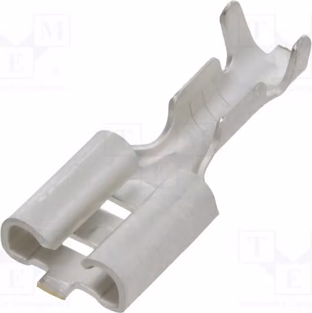 Connettore a molla: piatto, 0,8 mm, sezione 0,3÷0,8 mm², femmina, 6,3 mm, non isolato, ST-005/03-08T, isolato