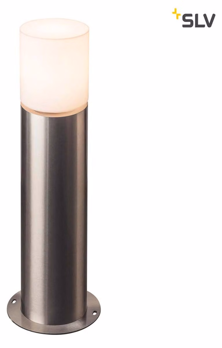Rox Acryl Pole 60 lampada da terra E27 rotonda Ø12,7 cm acciaio inox 304 IP44