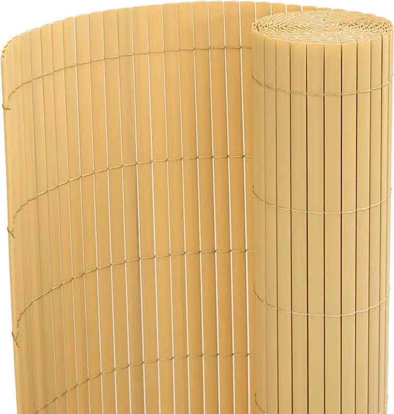 vidaXL Recinzione da giardino bifacciale 110x400 cm giallo