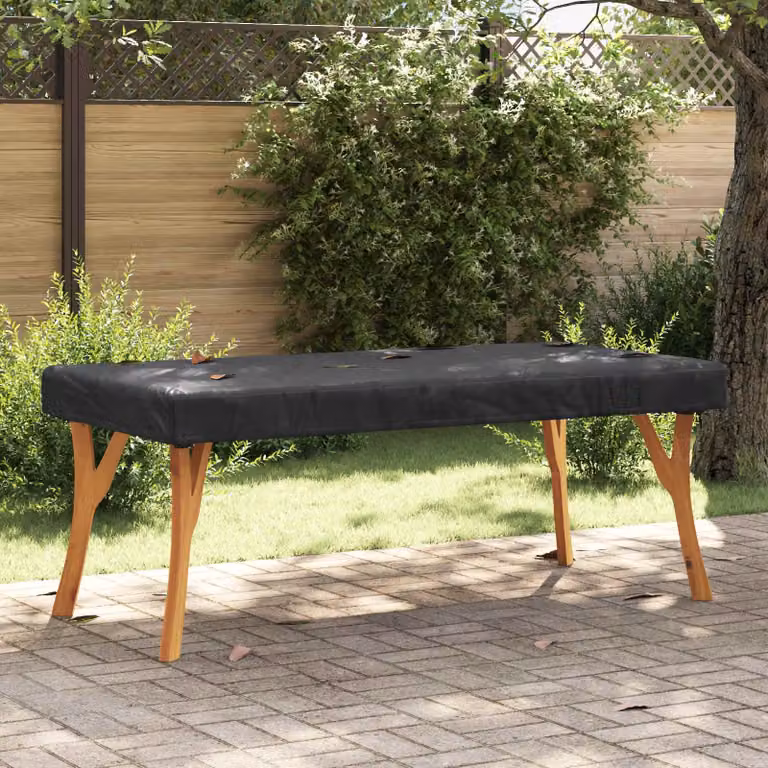 Copertura per tavolo rettangolare vidaXL nera impermeabile e facile da pulire L: 182 cm, P: 102 cm, H: 15 cm