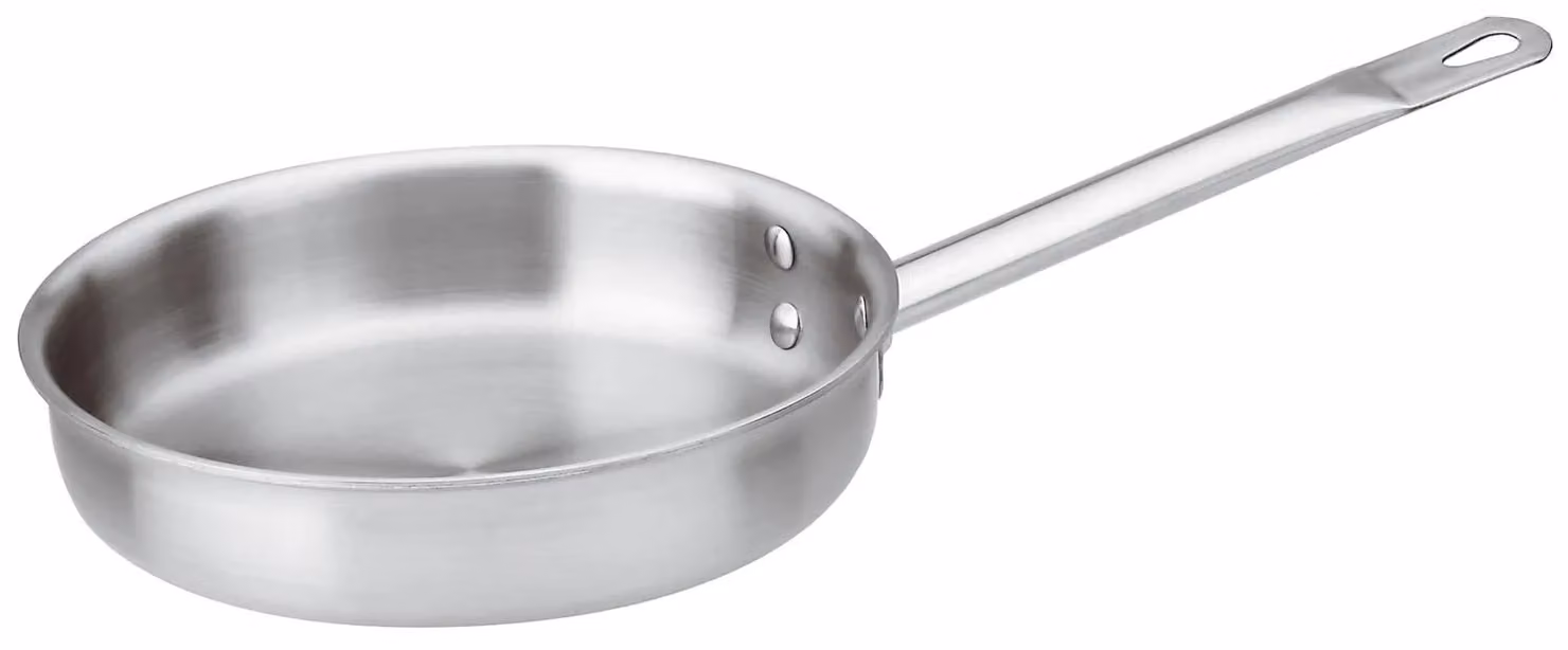 Casseruola Bassa Serie 2500 3-Ply in trimetallo inox-alluminio-inox con manico per induzione, diam.24cm