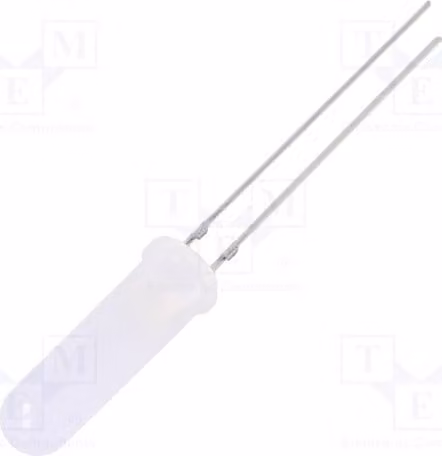 2 LED, angolo di emissione 140°, tensione 2,7÷3,4V, corrente 20mA, flusso luminoso 500÷750 mcd, modello OSW5DK6EE2A, diodi LED a montaggio superficiale (SMD), 5mm, bianco freddo