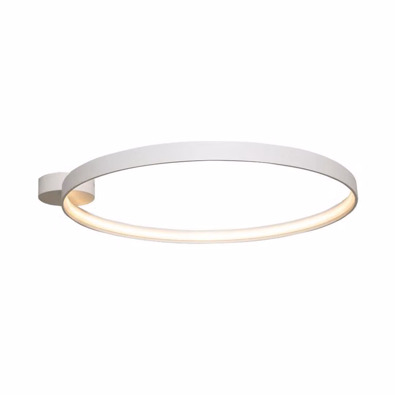 Lampada da soffitto a LED CIRCLE 30W 2550 lm, metallo bianco opaco, dimensioni: 8,5 x 55 x 55 cm, IP20, Zuma Line