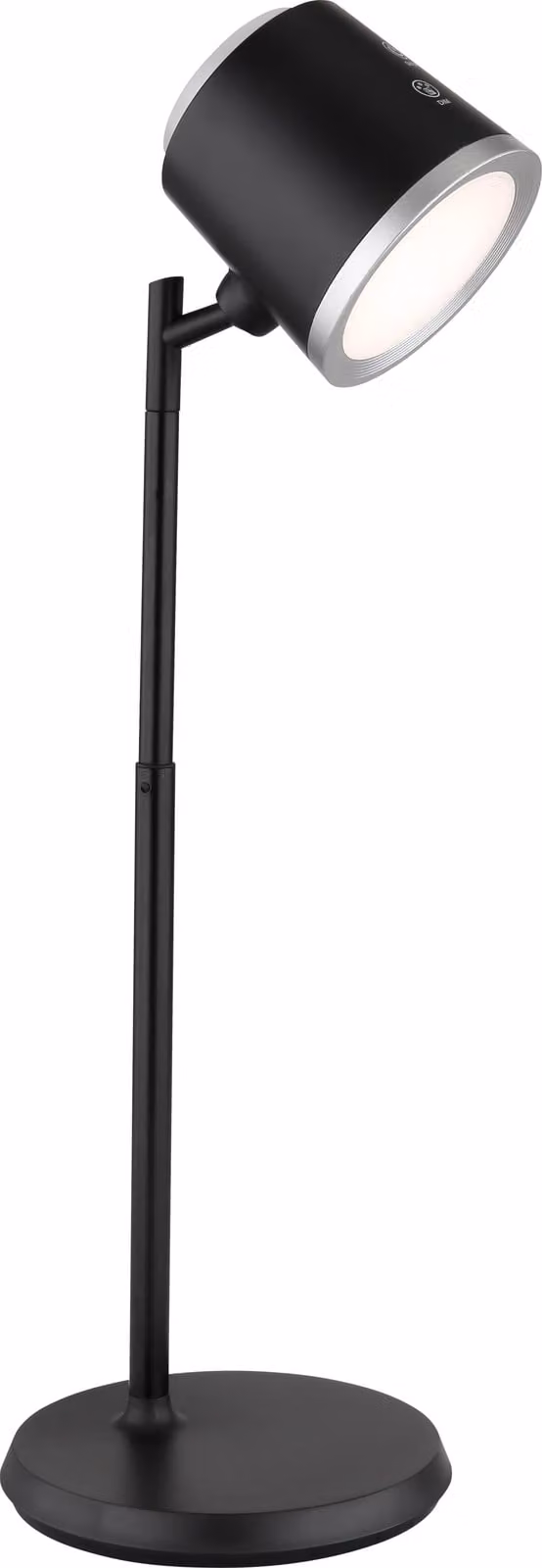 Lampada da tavolo senza fili con batteria ricaricabile Touch Dimmer Lampada da tavolo dimmerabile Nero 58454B